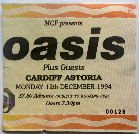 oasis astoria|On this day 12/12/1994 Oasis — Cardiff Live.